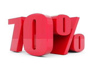 beautiful 3d red text