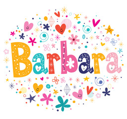 Barbara name design
