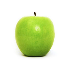 Green apple, isolated on white background