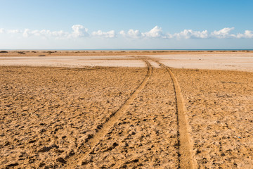 Desert on Ras Mohammed national park, red sea, Sinai, Egypt © sola_sola