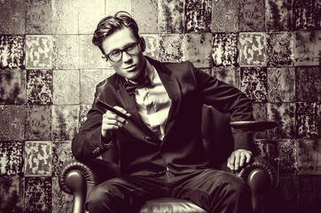 Fototapeta premium fashion gangster