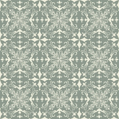 Seamless green and yellow pastel color pattern.