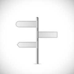 Yellow Signpost Illustration