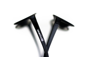 Couple of plastic cinema 3d glasses