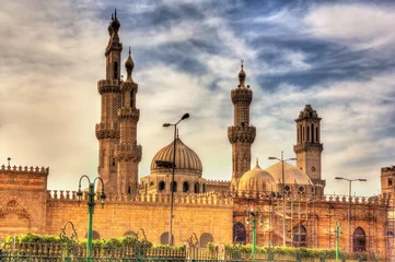 Deurstickers Al-Azhar Mosque in Cairo - Egypt © Leonid Andronov