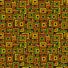 Seamless colorful square pattern