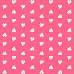 Hearts seamless pattern.