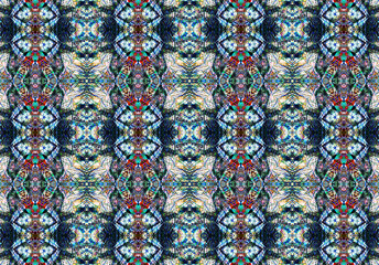 Ethnic pattern. Abstract kaleidoscope