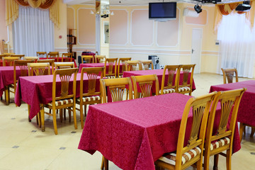 Interior of a restaurant