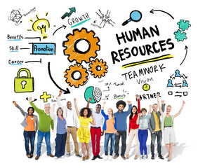 Human Resources Employment Teamwork People Celebration Success C
