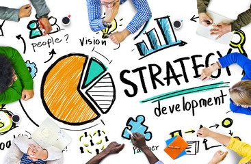 Strategy Development Goal Marketing Vision Planning Concept