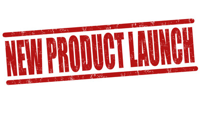 New product launch stamp