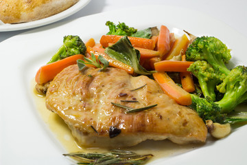 Cooked chichen filet