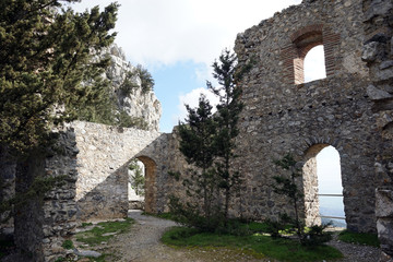 Fototapeta na wymiar Buffavento castle