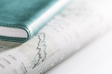 Chart.With a notebook.