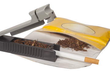 rolling of cigarettes