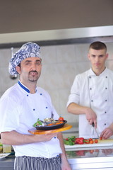 chef preparing food