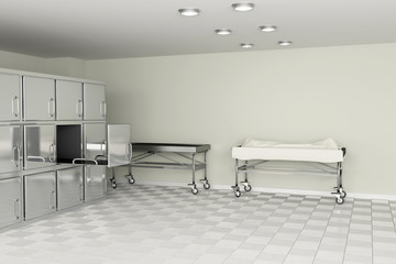 autopsy room