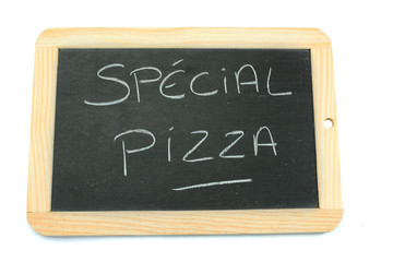 Obraz premium ardoise spécial pizza