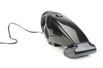 car vacuum cleaner isolated on white