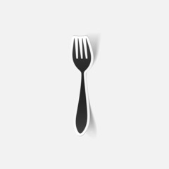 realistic design element: fork