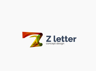 Modern company Z letter logo