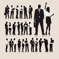 Business People Community Leadership Success Vector Concept