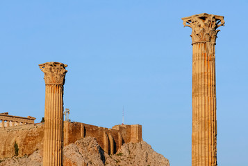 Fototapeta na wymiar Ancient columns