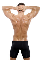 Fototapeta premium handsome young bodybuilder