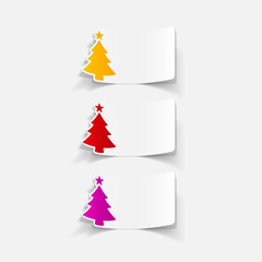 realistic design element: christmas tree