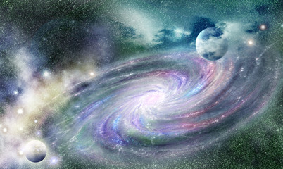 spiral galaxy in universe