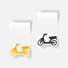 realistic design element: scooter