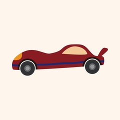 Transportation car flat icon elements background,eps10