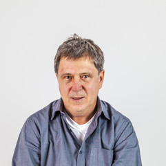 Fototapeta premium casual smart astonished man