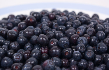 Blueberries on a plate