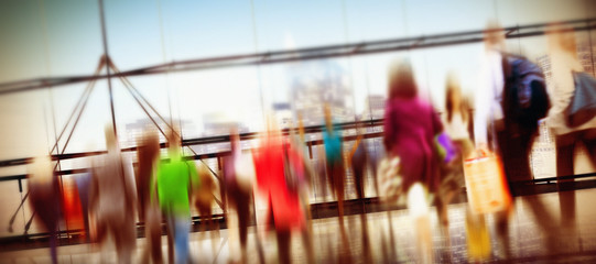 People Consumer Shopping Commuter Consumerism Crowded Concept