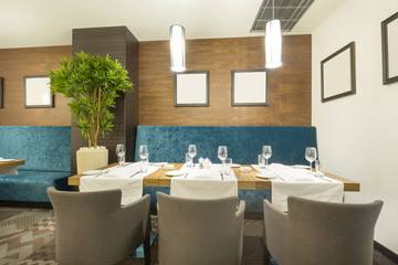 Modern restaurant interior