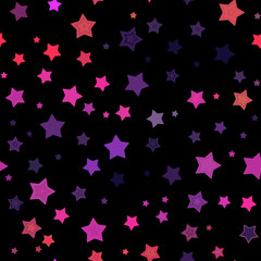Seamless stars pattern