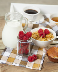 milk and cereal