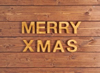 Fototapeta premium Merry Xmas composition