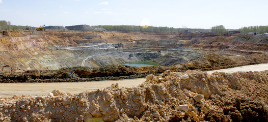 The open pit