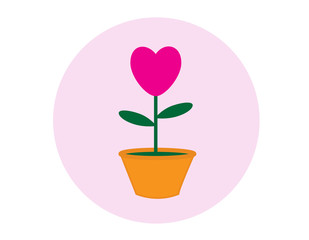 heart pot symbol