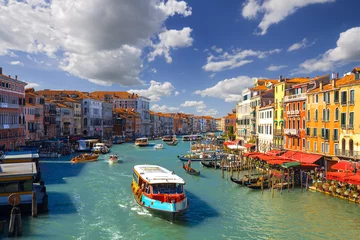 Store enrouleur Venise Grand Canal. Venice. Italy.