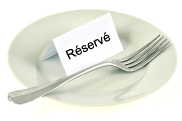 La r&eacute;servation
