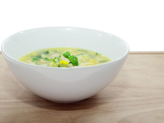 corn and shrimp soup