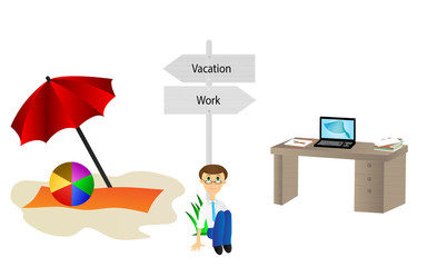 Vacation and work pointer