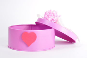 Gift  box to saint valentine day