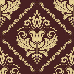 Orient Seamless  Pattern. Abstract Background