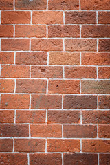 Old red brick wall