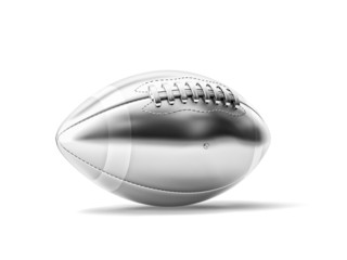 silver football ball